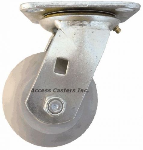 42PCASN 4&#034; Case Swivel Caster, Non Marking Wheel, 400 lb. Capacity
