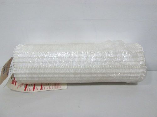 New intralox cj-0245-1 series 1100 flat top white conveyor 42x18 in belt d324896 for sale