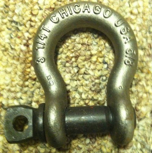 Chicago  5/8&#034;, wll 3 1/4 ton, screw pin anchor shackle  usa made for sale