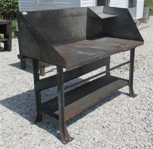 5&#039; x 30&#034; Steel Welding Table Industrial Age Shop Bench Kitchen Counter Island b