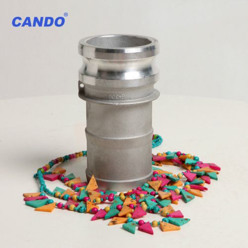 6 pieces ?Cando?E-100A 1&#034;camlock coupling cam groove Aluminum Trash Pump Adapter