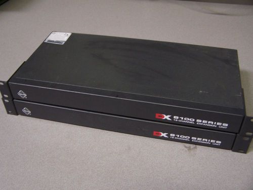 Lot of 2 Pelco DX8100 Digital Video Recorder 16 Channel Expansion Unit
