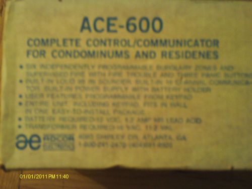 ADCOR ACE-600 CONTROL PANEL