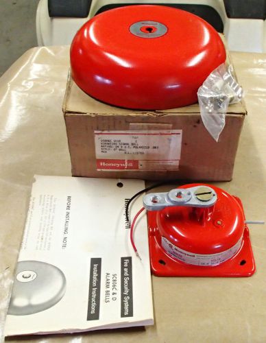 Honeywell 8&#034; Vibrating Signal Bell SC806C1018 New Surplus