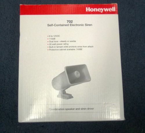 Honeywell ademco 702  self-contained electric security siren  6-12vdc for sale