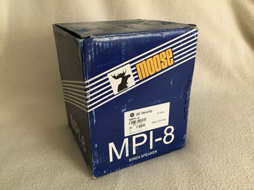 New ge interlogix moose mpi-8 security alarm siren speaker sounder mpi8 8-ohms for sale