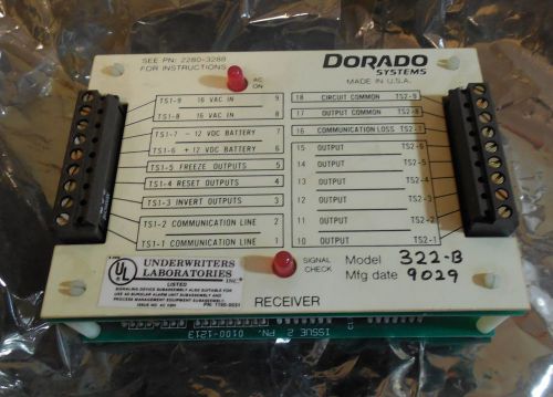 Dorado Alarm Systems Part 322-B Receiver  -  3140-322-B - Priced to sell!