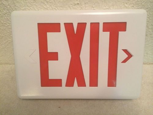 ATLITE XPNL-RU EXIT SIGN EMERGENCY LIGHTING EQUIPMENT RED BATTERY SAFETY COOPER