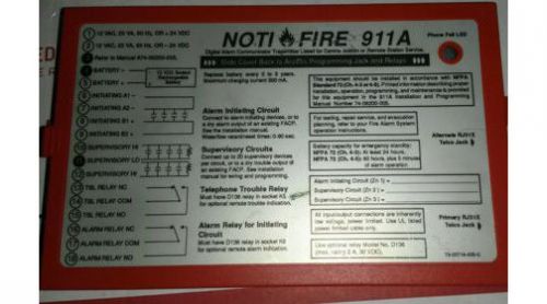 Radionics D2071A Fire Alarm Communicator Detection Systems DS9471 NOTI FIRE 911A