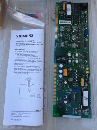 SIEMENS MXL MXLV-NIM-1W/NETWORK INTERFACE CARD/ ORIGNAL PACKAGE