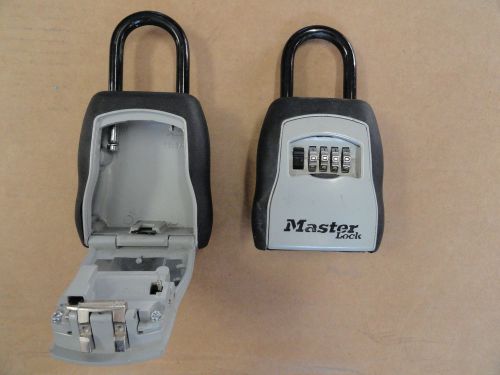 (2) master lock realtors combination security combo key lockboxes, real estate for sale