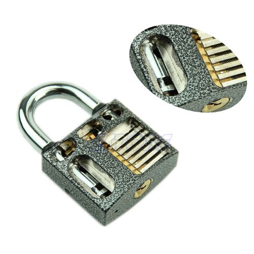 Cutaway inside view of practice padlock lock skill training pick for locksmith for sale