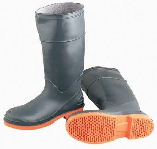 Onguard Industries Size 8 SureFlex Gray And Orange PVC Kneeboots - Safety Loc