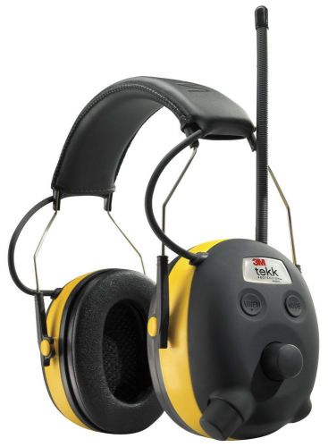 Hearing Protector Headphone 3m Tekk Worktunes MP3 AM FM Radio Digital Ear Muffs