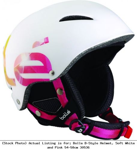 Bolle B-Style Helmet, Soft White and Pink 54-58cm 30536