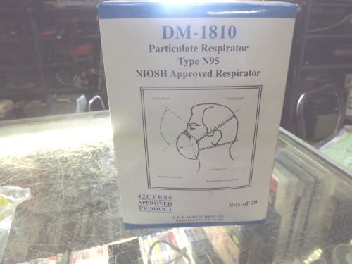 2 Boxes L.D.F. Industries, Inc. model DM-1810 disposible respirator mask (40pcs)