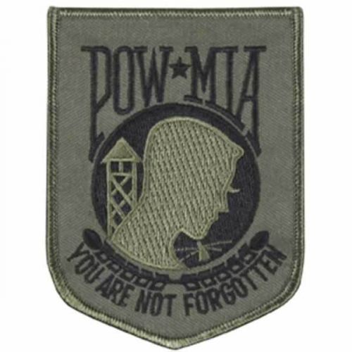 Subdued olive drab pow mia prisoner of war - missing in action patch for sale
