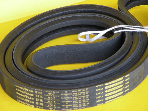 GOODYEAR INDUSTRIAL LAWN MOWER BELT 2/B116 B116/02