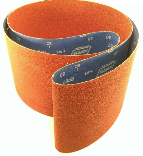 Norton 78072745422 sanding belt, 8&#034; x 107&#034;, 50 grit for sale