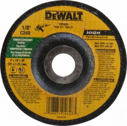 Abrasive wheel - (25 count)  -   masonry - 5&#034; x 1/8&#034; x 7/8&#034; - dewalt for sale
