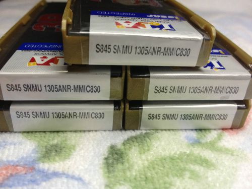 ISCAR S845 SNMU 1305ANR-MM IC830 *** FACTORY PACK *** 50 CARBIDE INSERTS