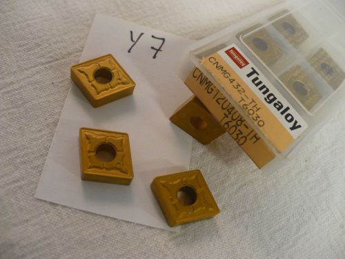 10 new tungaloy cnmg 432-th carbide inserts. grade: t6030 (y7) for sale