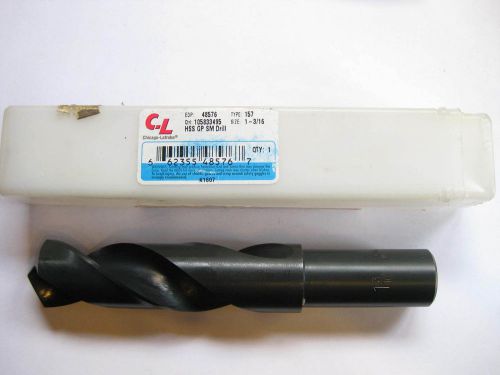 New c-l 1-3/16 screw machine length reduced 1&#034; shank drill bit made in usa for sale