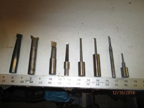 MACHINIST TOOLS LATHE MILL Lot of Machinist Boring Bar End Mill Cutters