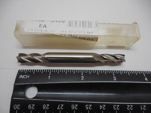 5/16&#034; x 3/8&#034; shank 4 flute end mill double end hss co 8 for sale