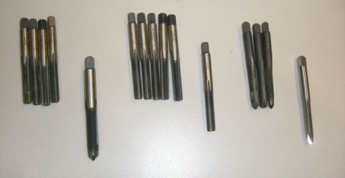 Hand tap sets cutting tool  mixed lot of 15 metalworking metal tapping set for sale
