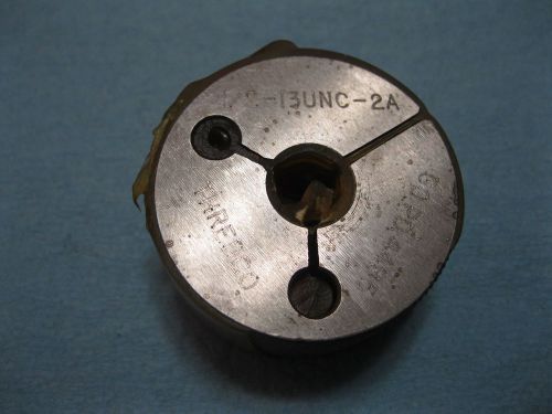 1/2 13 UNC 2A THREAD RING GAGE GO ONLY .500 EXTRA THICK (.900) MACHINIST GAUGE