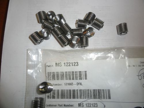 3/8-16 X 1.5D (.562&#034;) Free Running Stainless Helical Inserts, 1185-6CN562