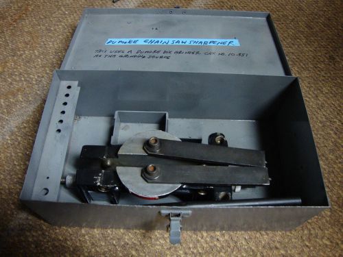 Dumore Grinding Machine Sawtooth attachment model 8502