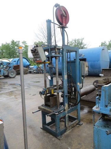 Vertical muffler baffle press - used - am11318 for sale