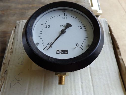Bush absolute vacuum gauge 0-40 torr for sale