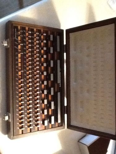 Complete 81 pc.mitutoyo grade &#034;a&#034; gage gauge block set inspection machinist for sale