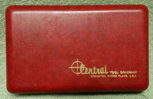 CENTRAL TOOL COMPANY &#034;UNIVERSAL DIAL TEST INDICATOR #260&#034; IN RED BOX, VINTAGE!