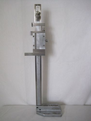 Mitutoyo 12&#034; inch vernier height gage gauge 1/1000&#034; missing knob &amp; magnifier for sale