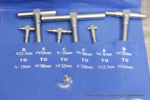Telescoping guages - 6 piece set - new - sku1148 for sale