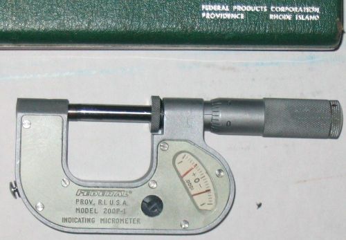 Federal indicating micrometer model no. 200p-1 for sale