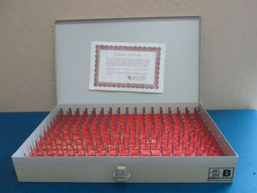 Vermont pin gage set .061/.250 minus b series for sale