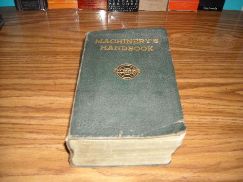 MACHINERY&#039;S HANDBOOK 11TH EDITION 1943