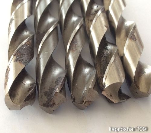 Drills on metal of 5 pieces, 10,2mm. not used