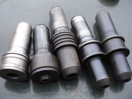 Lot of 5 straight shank tool holders for sale