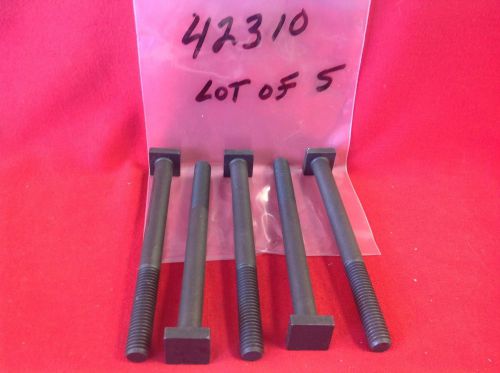 Nos jergens 42310 black oxide t bolts 1/2-13 x 6-1/4&#034;  lot of 5 usa made for sale