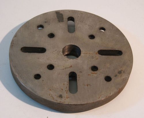 WALKER TURNER 6&#034; CAST IRON FACE PLATE FOR WOOD LATHE BOWL TURNING