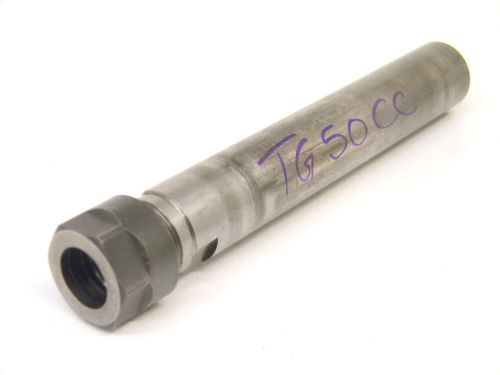 USED TG-50 STRAIGHT SHANK COLLET CHUCK EXTENSION (1.00&#034;-Shank) TG50