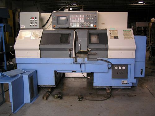 Mazak dual turn 20 twin spindle cnc turning center dt-20 under power save big for sale