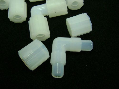 3281  Lot of 17 Parker &amp; Fluoroware 1/2” Elbow Connectors