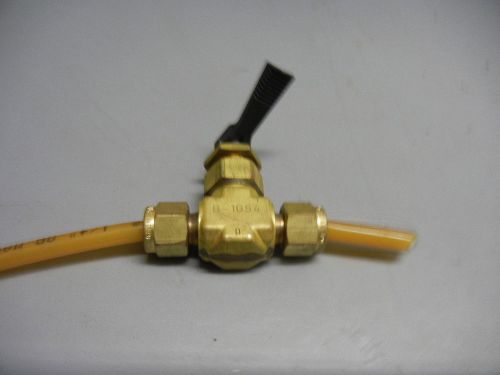 Swagelok nupro whitey brass toggle valve b-1gs4 1/4&#034; for sale